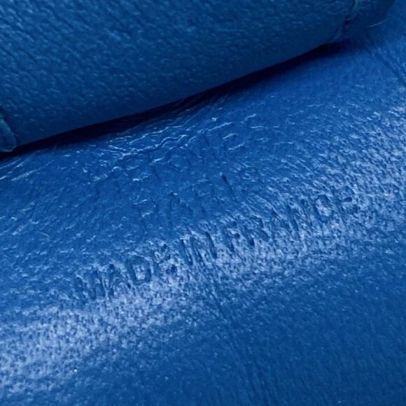 Auth HERMES Rodeo Charm PM Blue Zanzibar Agneau Milo U Bag Charm - Picture 3 of 8